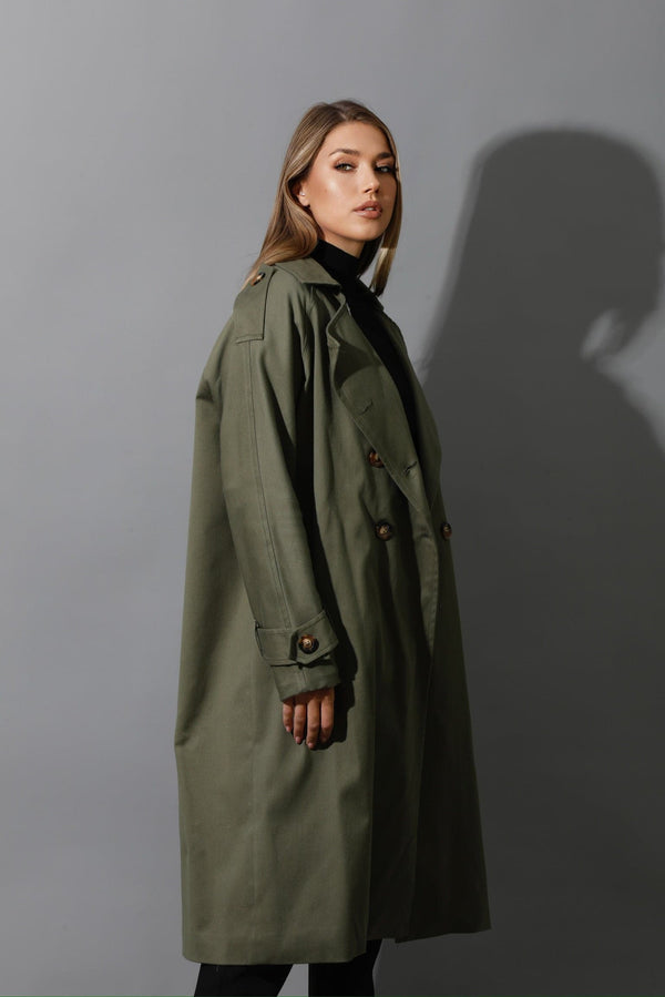 Trench Coat - Olive