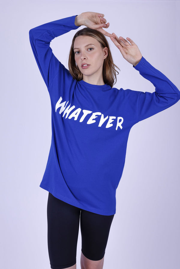 Whatever t-shirt in blue