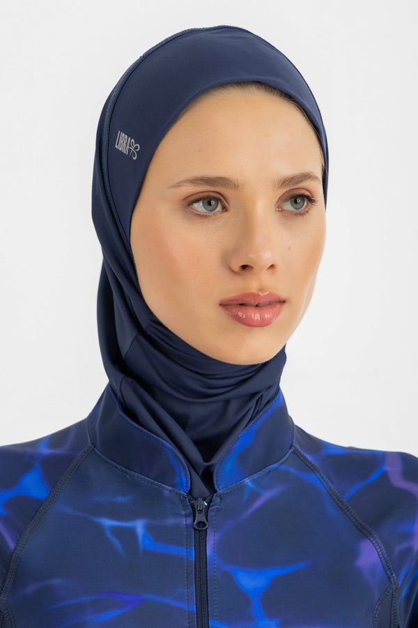 Ultra-Fit Swim Hijab - Midnight Blue