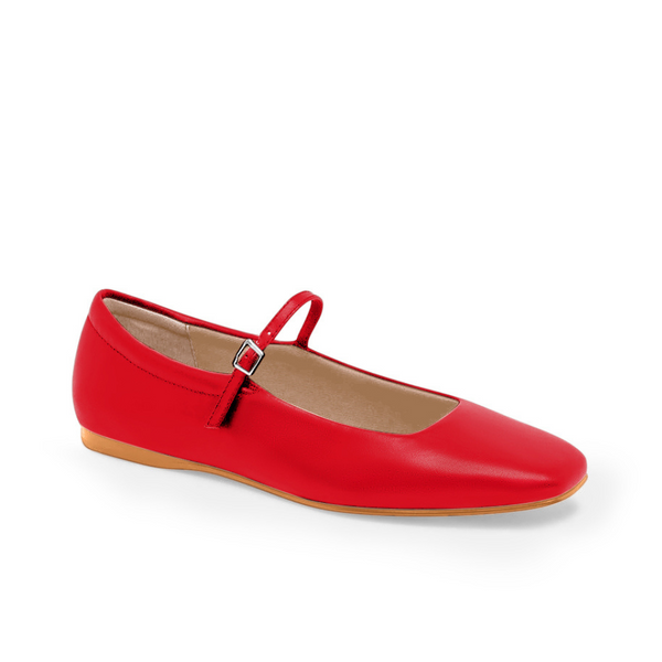 BAILATIRA RED FLATS (Square-Toe) - (Pre-Order)